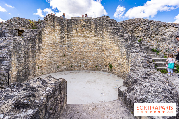 Le Château de la Roche Guyon, le château troglodyte dans le Val-d'Oise - 95 -  donjon