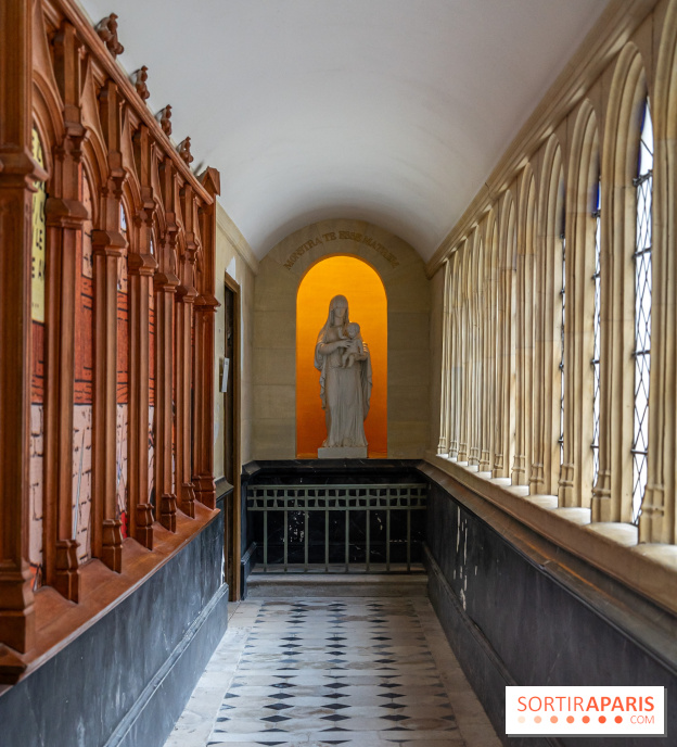 Le Château de la Roche Guyon, le château troglodyte dans le Val-d'Oise - 95 -  chapelle