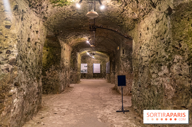 Le Château de la Roche Guyon, le château troglodyte dans le Val-d'Oise - 95 -  sous-terrains