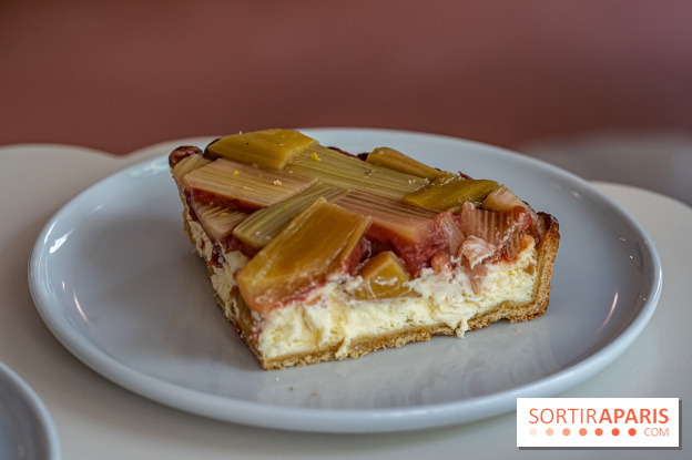 Taårtt, la pâtisserie - salon de thé Paris 15e aux tartes en tous genres - tarte cheese cake rhubarbe