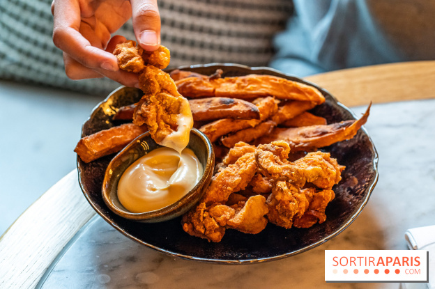 Brunch du Vesper Paris 7e - buffet à volonté et plats à table -  poulet frit - menu enfant