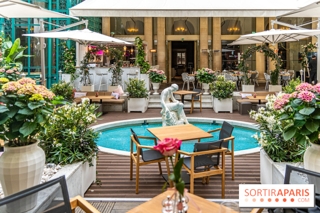 La Terrasse des Roses au Westin Paris Vendome, le patio floral confidentiel