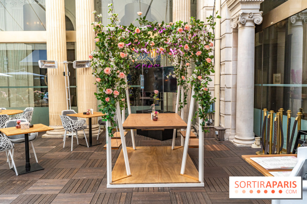 La Terrasse des Roses au Westin Paris Vendome, le patio floral confidentiel