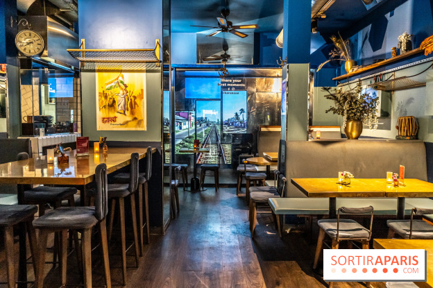 Brunch indien à Paris par Baranaan et Pingwoo -  salle restaurant Paris 10e