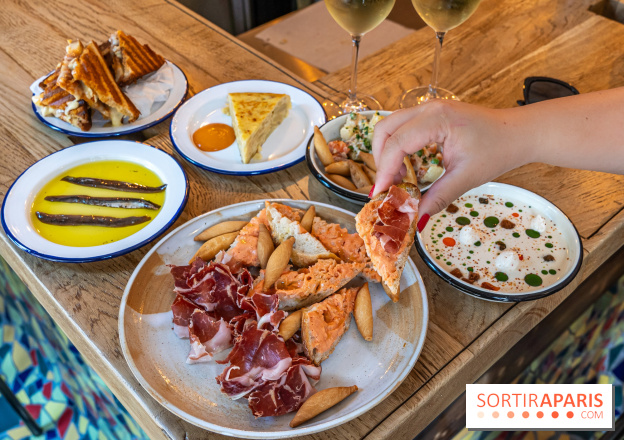 Tina restaurant - bar à Tapas Paris 6  -  pata negra - pan con tomate