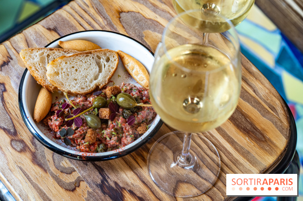 Tina restaurant - bar à Tapas Paris 6  -  tartare de bœuf