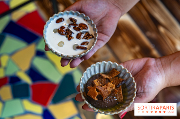 Tina restaurant - bar à Tapas Paris 6  -  riz au lait crème chocolat