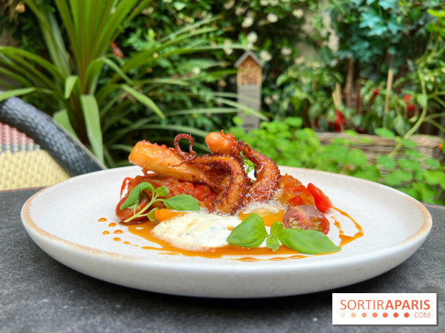 Le Potager, Roch Hotel & Spa - Poulpe grillé, légumes