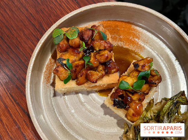 Trâm 130 - Ris de veau laqué sauce charsiu