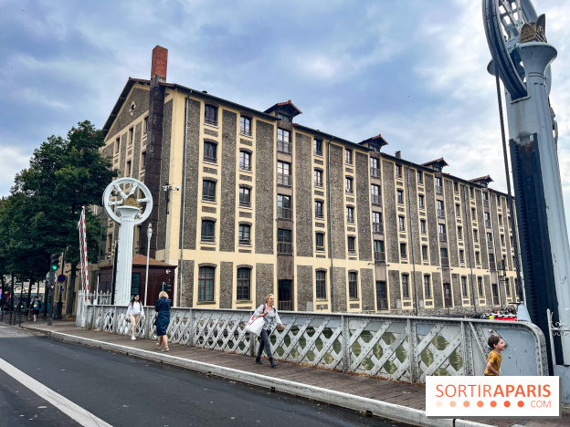 Pont levant rue de Crimée