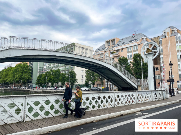 Pont levant rue de Crimée