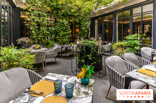 La terrasse cachée du Burgundy pour déjeuner au soleil dans le 8e -  A7C8460