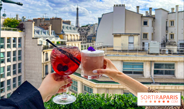 Le Marta, le bar à cocktails perché sur le rooftop de l'Hôtel Barrière Fouquet's Paris tout l'été