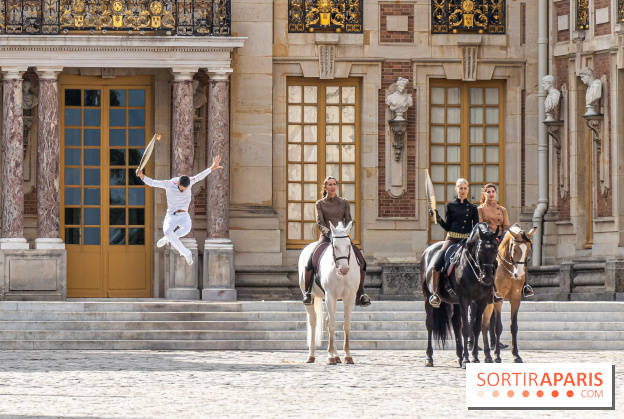 JO Paris 2024 : Les porteurs et relais de la flamme à Versailles -  Mathieu Forget - Bartabas