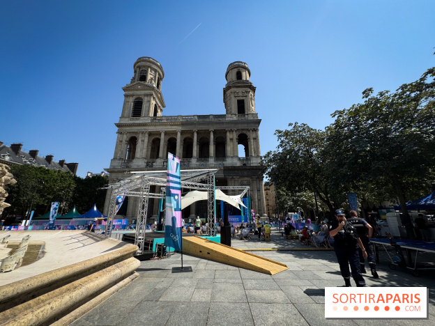 JO Paris 2024 : Fan zone Saint-Sulpice