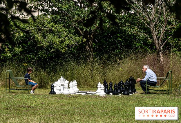 Le brunch à volonté exceptionnel de la Maison du Val à Saint-Germain-en-Laye dans les Yvelines - 78  -  jeu d'échec géant