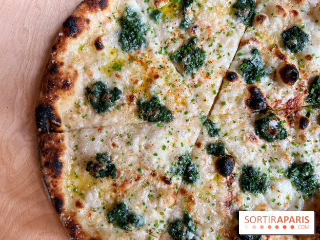 Oobatz - Pizza épinards ail