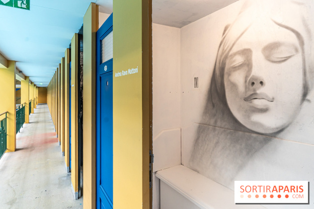 Les cabines de 70 artistes street-art à Molitor, 2e édition internationale - photos -  allée