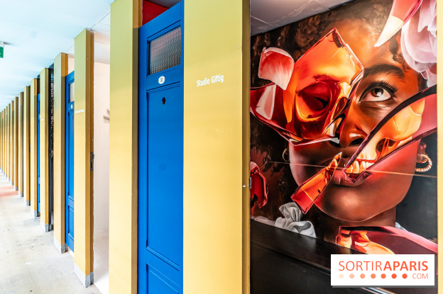 Les cabines de 70 artistes street-art à Molitor, 2e édition internationale - photos -  allée