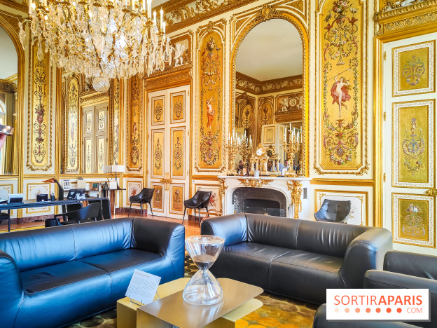 Palais de l'Elysée Paris - salon doré bureau président de la république