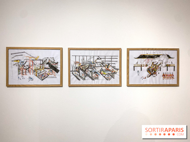 Ito Meikyū, l'exposition en réalité virtuelle de Boris Labbé au Drawing Lab à Paris - IMG 0436