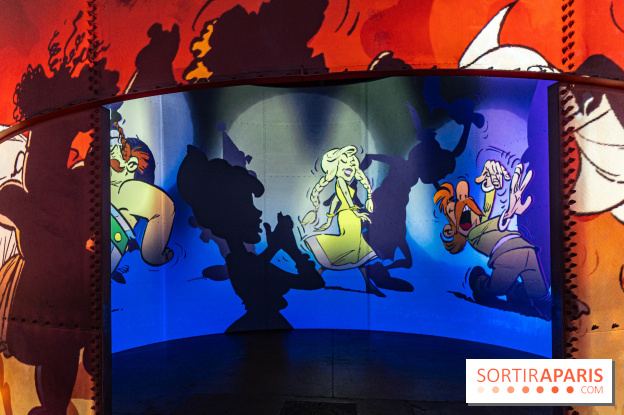 Exposition Astérix à l'Atelier des Lumières, le voyage immersif