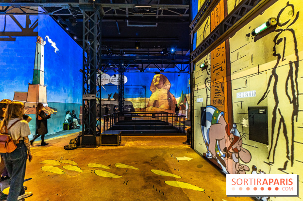 Exposition Astérix à l'Atelier des Lumières, le voyage immersif