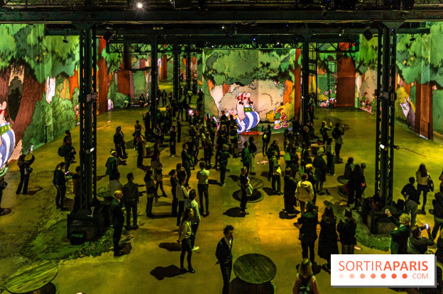 Exposition Astérix à l'Atelier des Lumières, le voyage immersif
