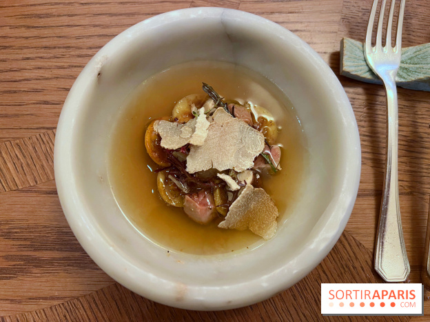 Le menu chasse au Bellefeuille, Saint James Paris