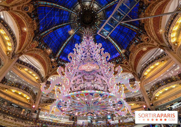 Le sapin de Noël des Galeries Lafayette 2024