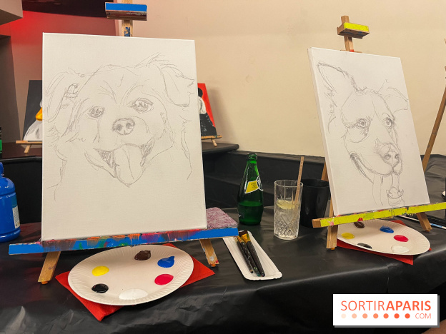 Paint your pet, l'atelier créatif pour peindre votre animal de compagnie - nos photos