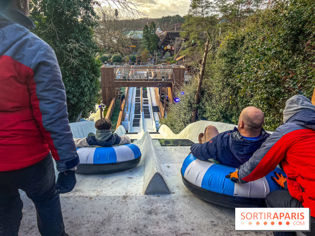 Noël au Parc Astérix 2024 - nos photos - glissade d'Obélix
