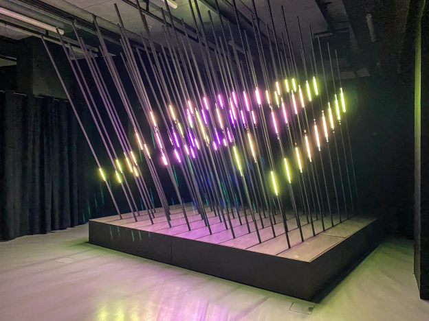 Pulse : nos photos de l'exposition immersive son et lumière à la Gaité Lyrique
