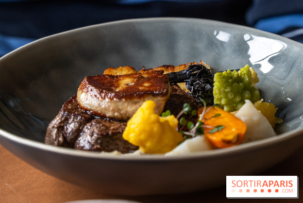 La Table du Château à Dampierre-en-Yvelines, le restaurant face au château - nos photos -  Cœur de filet de bœuf Charolais Label Rouge, foie gras chaud, sauce Madère