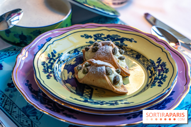 Café Ginori à Paris - tea time et apéritivo Place Vendôme - cannolo