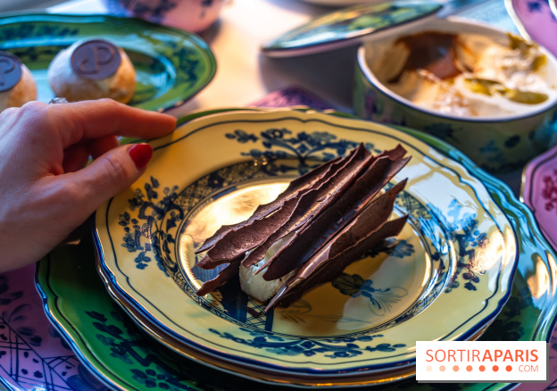 Café Ginori à Paris - tea time et apéritivo Place Vendôme - tiramisu buche 