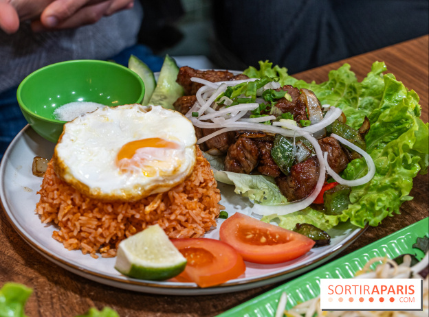 Mây Hồng, le restaurant vietnamien du 111 avenue d'Ivry Paris 13e -  boeuf loc lac