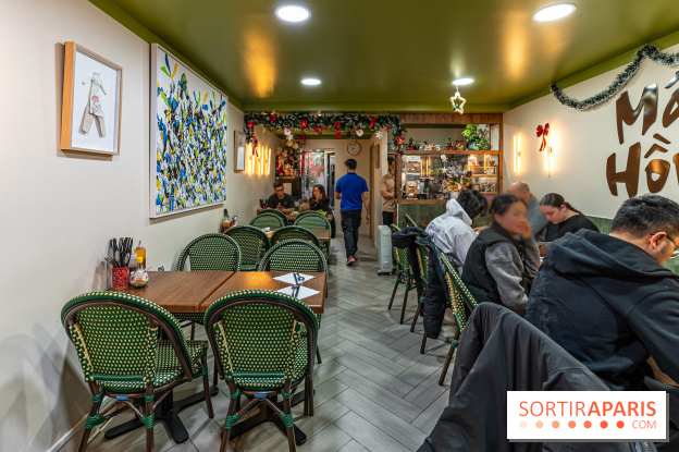 Mây Hồng, le restaurant vietnamien du 111 avenue d'Ivry Paris 13e -  salle