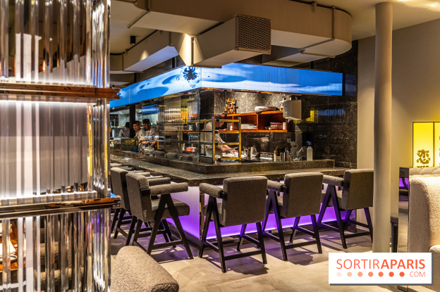 Pink Koï Paris - restaurant japonais -  comptoir cuisine