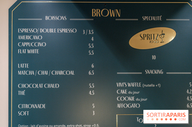 Brown Coffee shop