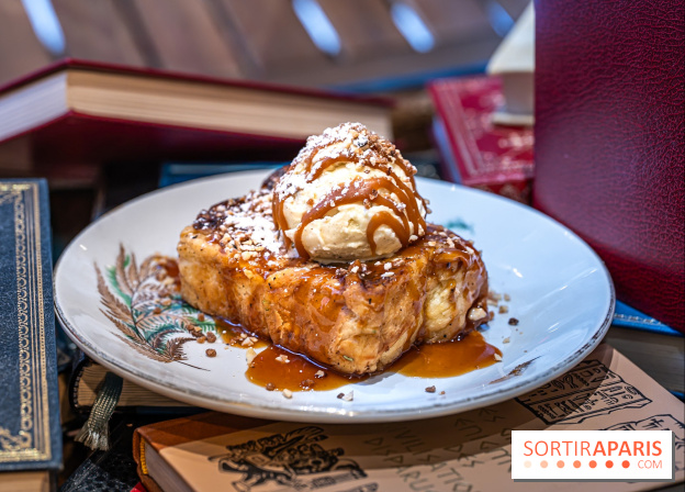 Le Bistro des Livres, le restaurant français pour les amoureux des bouquins -  pain perdu