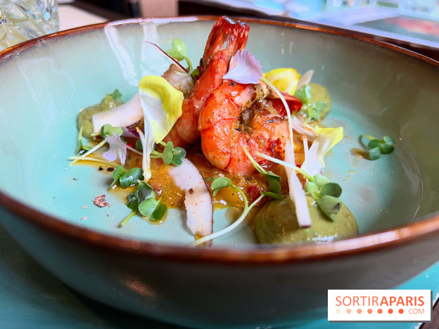 Jamrock - Crevettes, salsa mangue