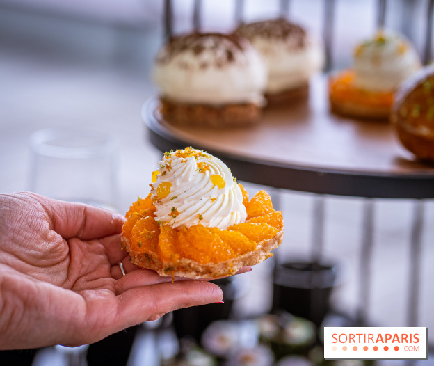 Le tea time éphémère face à la Tour Eiffel au Pullman - A7C02511