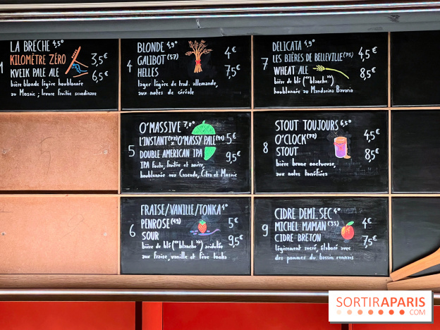 Kilomètre Zéro - Carte des bières
