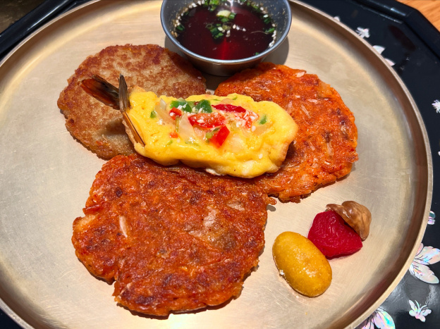 Sam Sun - Galettes de kimchi et crevettes