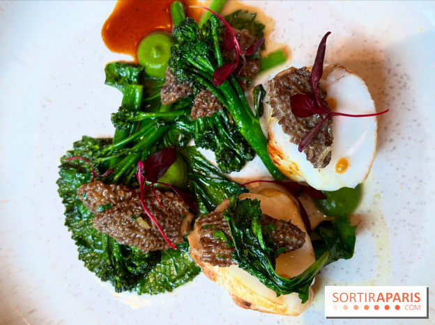 Colvert - Lotte au binchotan, morilles