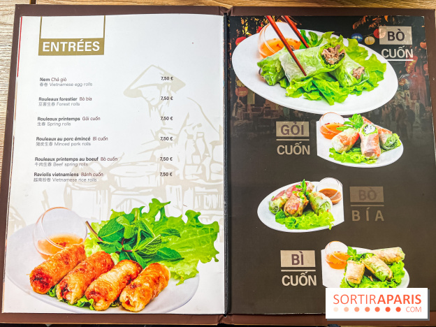 Ngoc Xuyen Saigon, le restaurant vietnamien du 13e aux bons pho et soupes de nouilles - menu