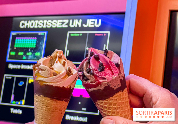 Gamebar î-cone-ique : un pop up hybride entre bar à glaces & bar à jeux d'arcade à Paris - image00032