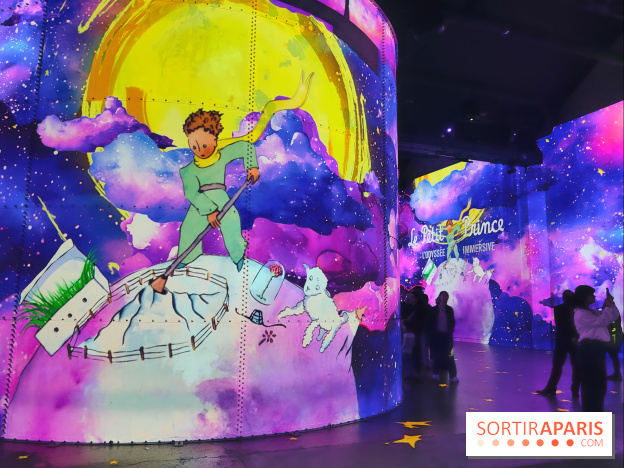 Le Petit Prince, l'odyssée immersive : un voyage poétique et coloré à vivre à l'Atelier des Lumières - fotor 1744364484943