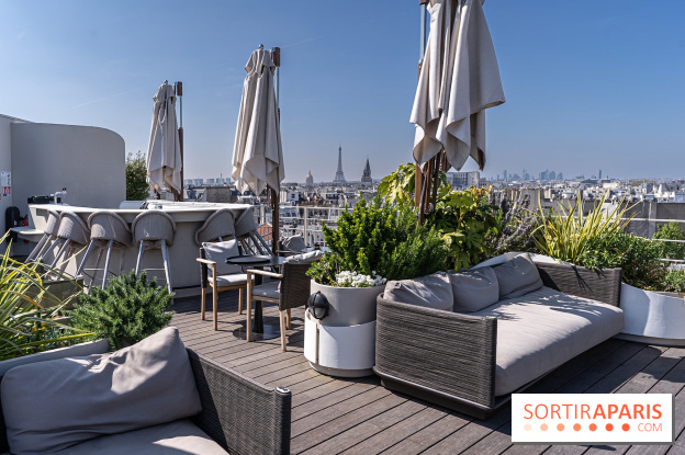 Rooftop de Dame des Arts, la terrasse panoramique sur les toits de Paris - photos